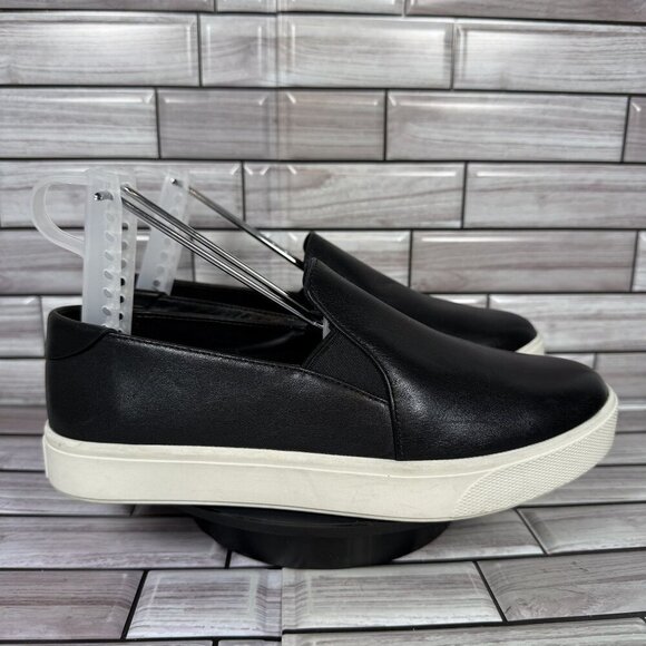Cole Haan Women's Black Leather GrandPro Spectator Slip-On‎ Sneaker Shoe Size 6 - Picture 1 of 11